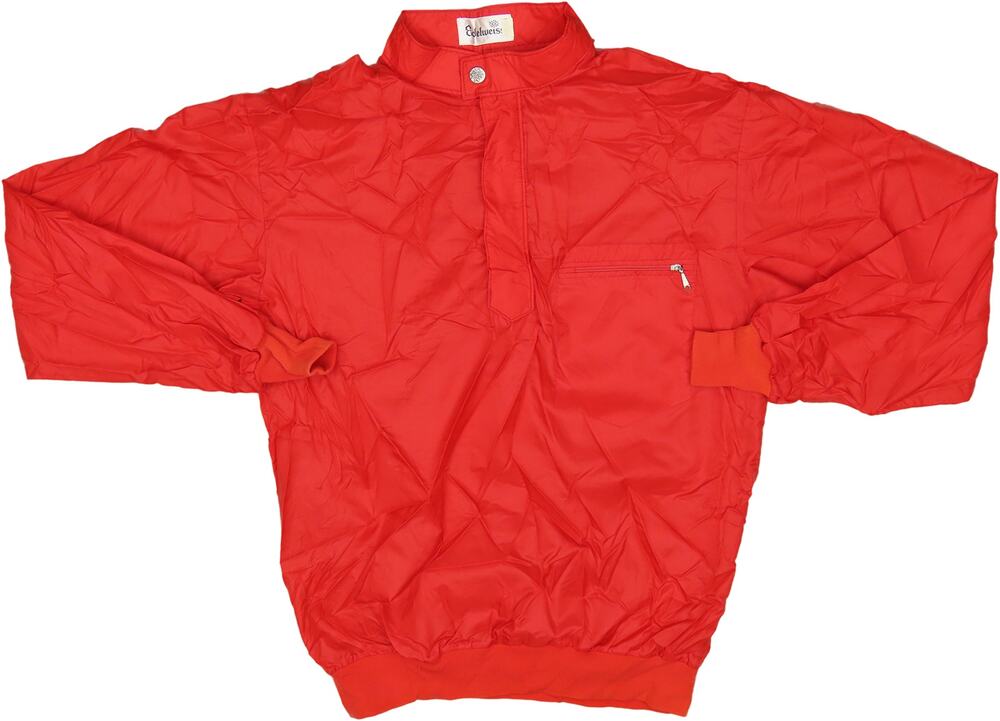 Vintage Edelweiss Bomber Polo Windbreaker Jacket